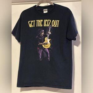 Gildan Ultra Cotton LED Zepplin Tribute Band Black T-Shirt